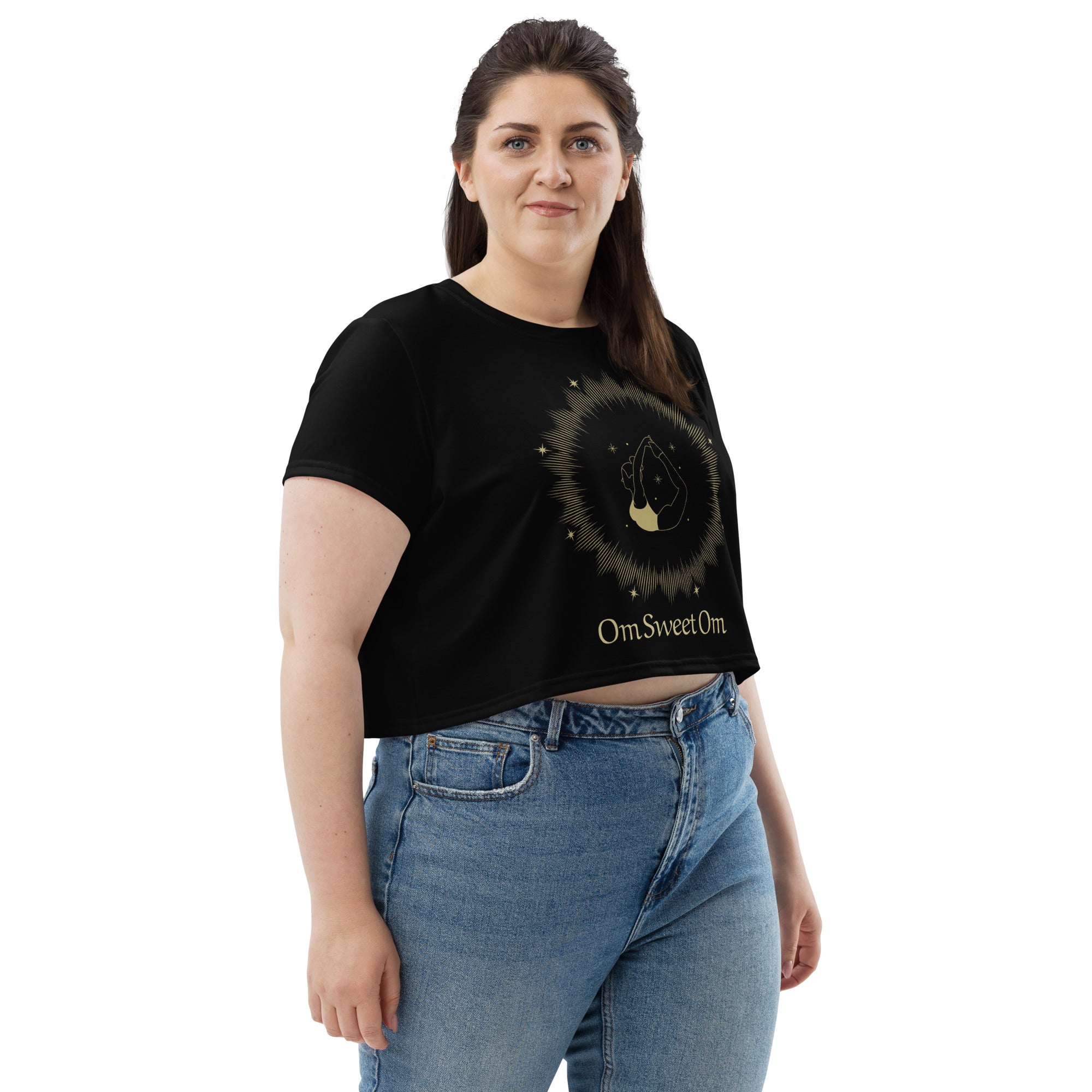 SHE REBEL - Om Yoga Crop Top